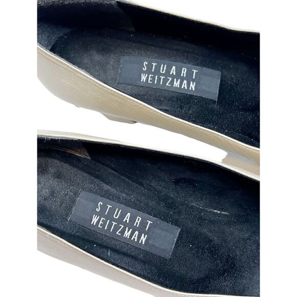 Stuart Weitzman vintage pearl quasar patent pumps size 8.5 - Picture 5 of 16